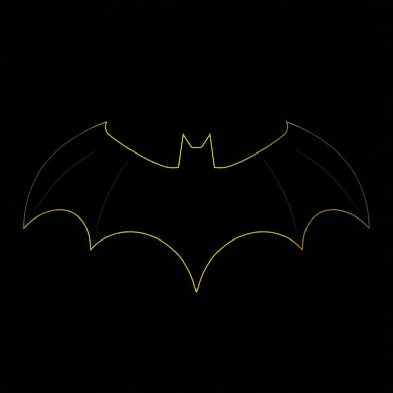 Logo de Batman generado por IA para el Blog de Goat Comics.