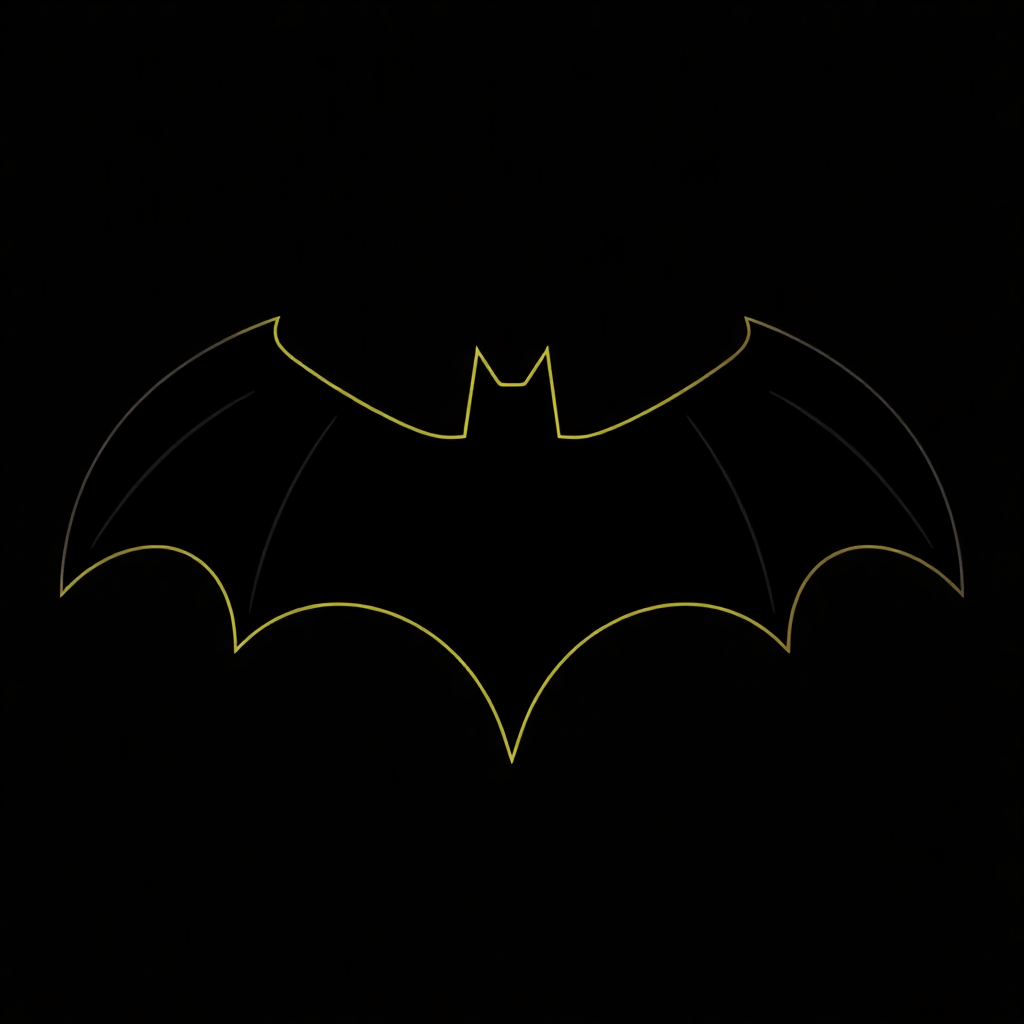 Logo de Batman generado por IA para el Blog de Goat Comics.