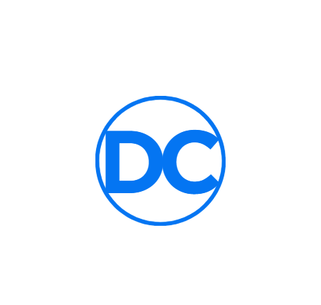 Página de inicio Logo DC Cómics.